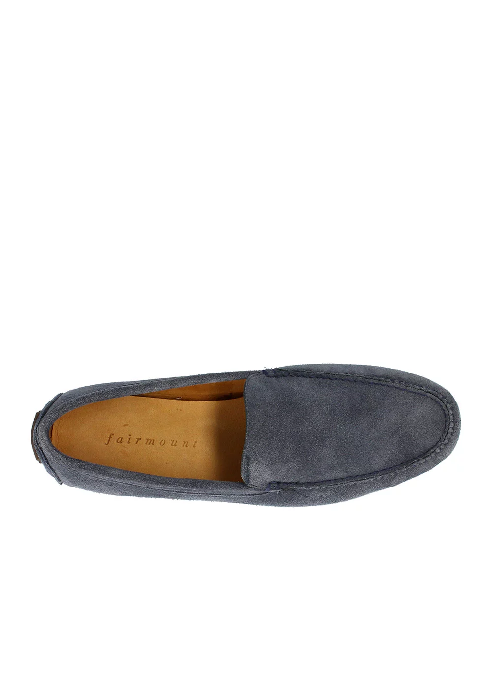 HORSE SHOE DRIVER VELOURS BLEU