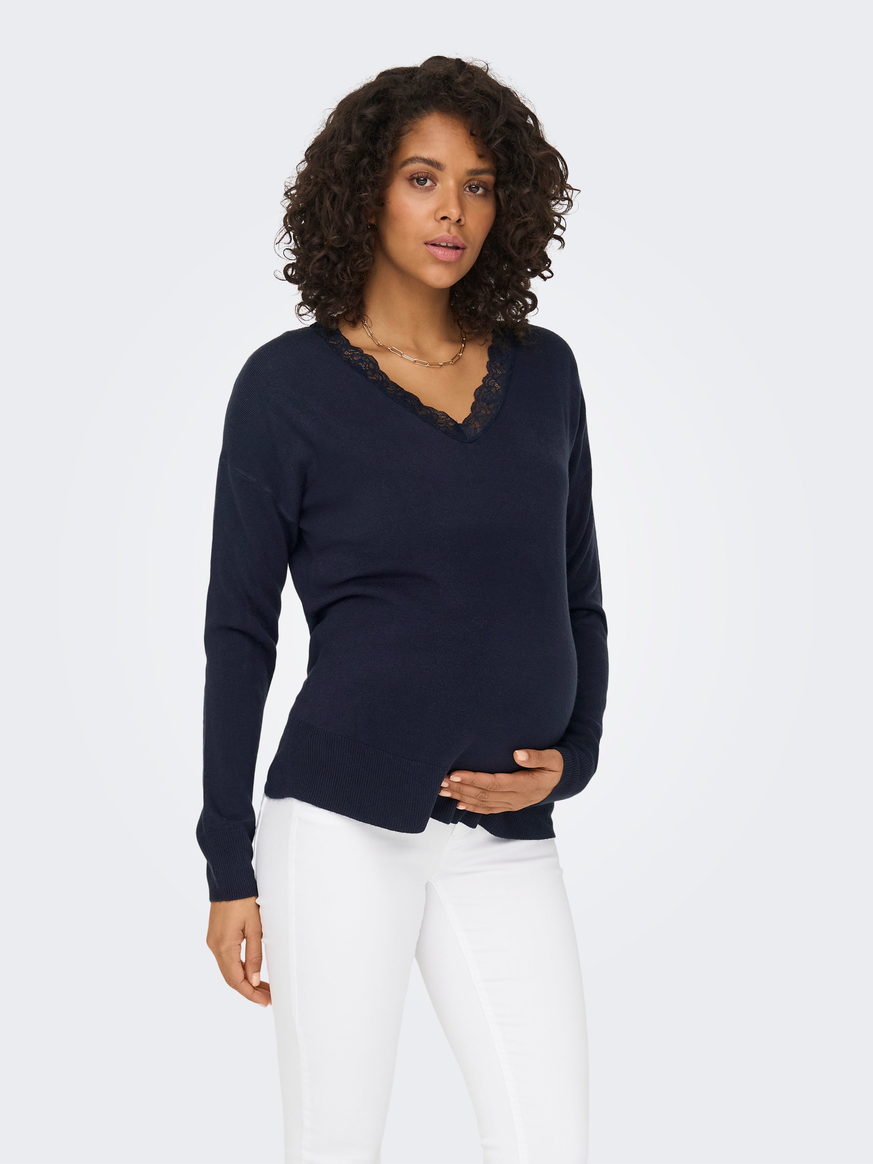 OLMSUNNY Strickpullover Night Sky