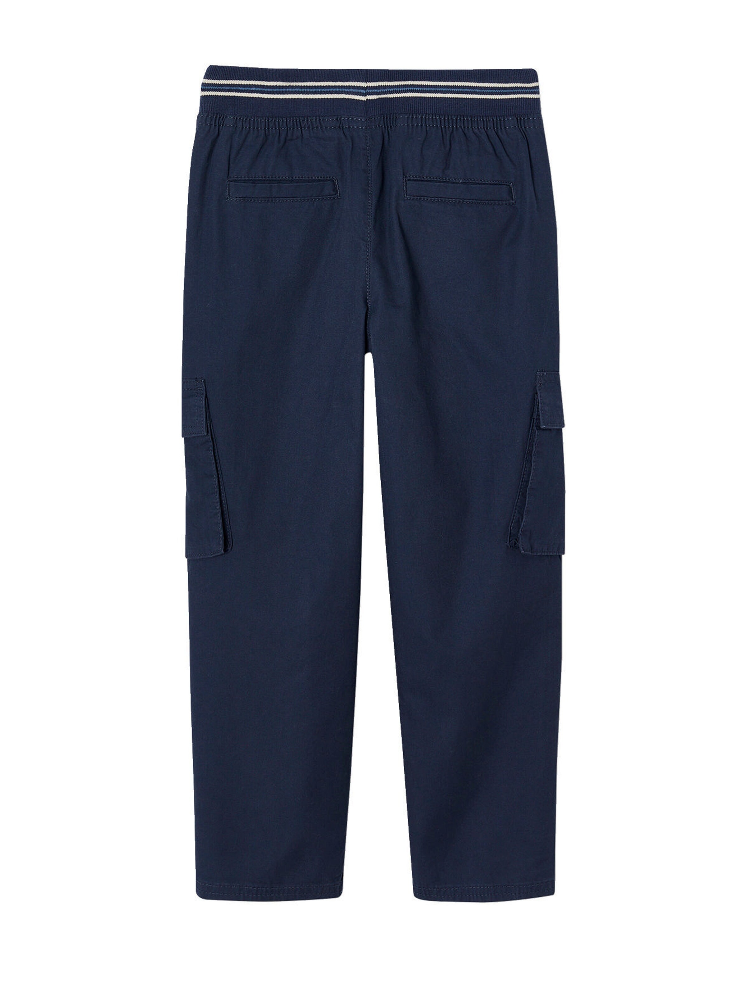 Vertbaudet Gerade Jungen Cargohose, Hüftweite REGULAR nachtblau