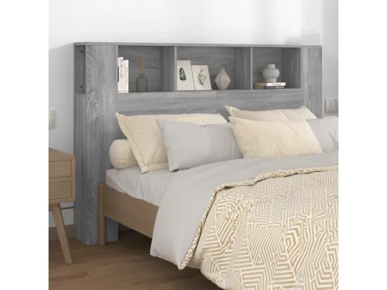 Armoire de tête de lit Sonoma gris 160x18,5x104,5 cm