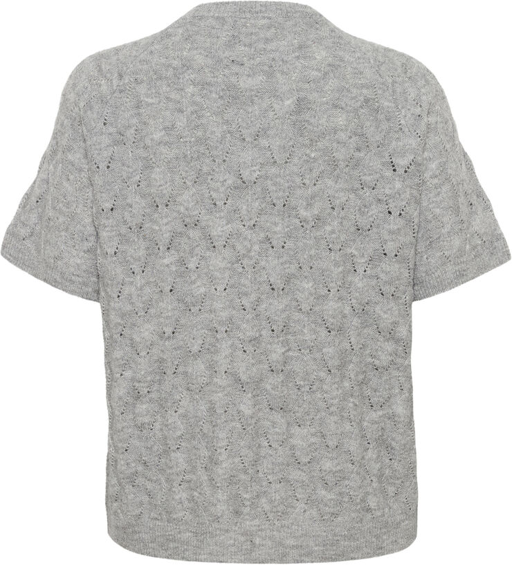 Kaffe Curve KCnalene Knit Pullover Grey melange