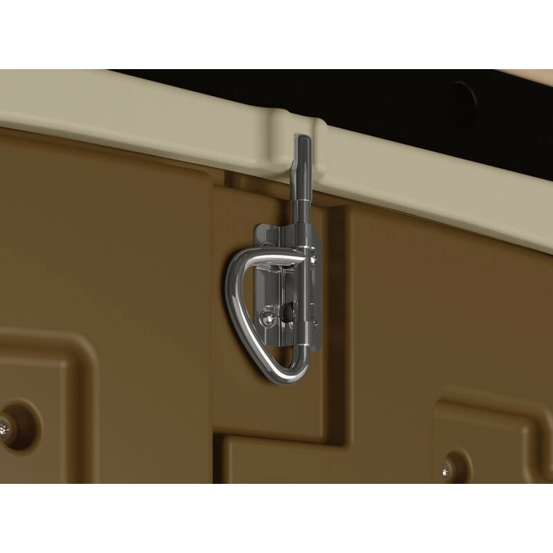Casinha de armazenamento de plástico Everett Outdoor, 1,83 m de largura x 0,91 m de profundidade