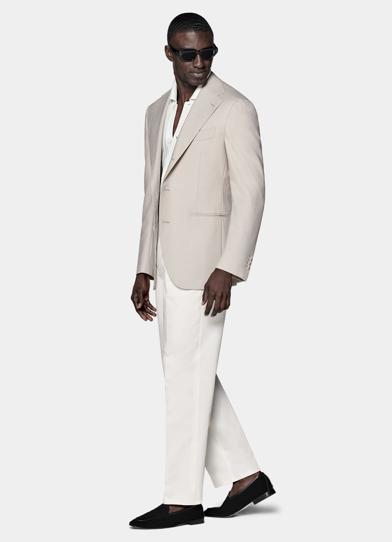 Blazer Roma coupe Relaxed taupe clair