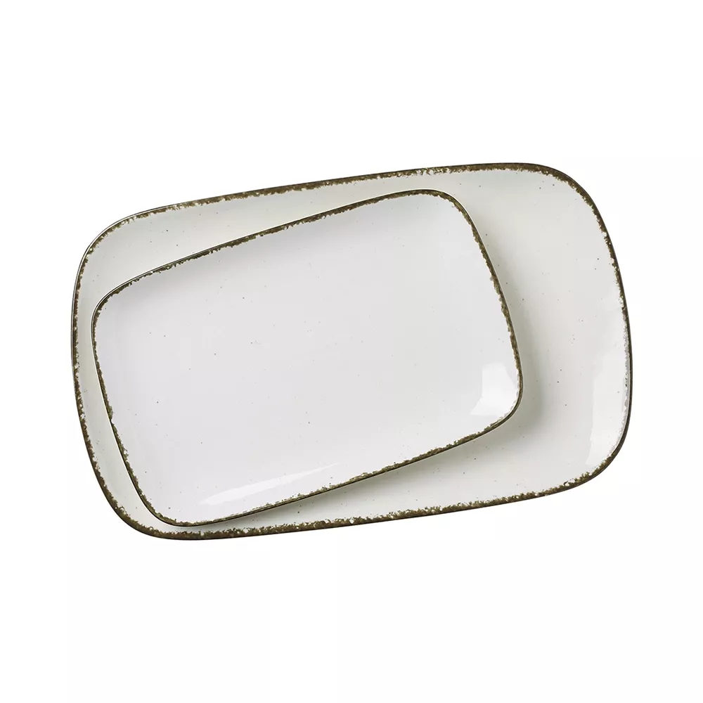 Ritzenhoff & Breker 2-teiliges Casa Platten-Set beige