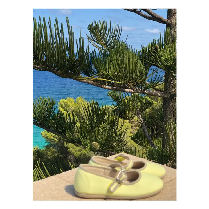 Hermosilla Ballerines Bouton d'Or | Jaune