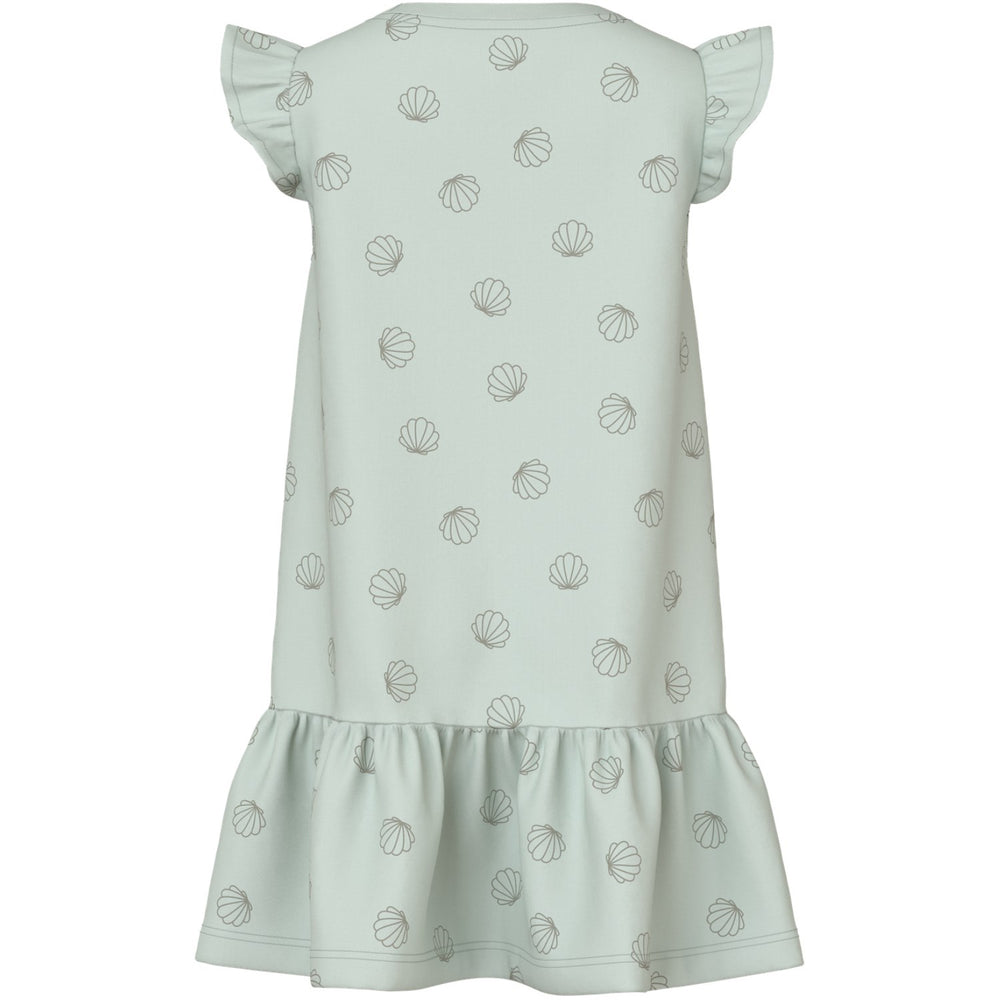 Køb Name It Pale Aqua Sea Shells Green Nmfvida Capsl Kjole