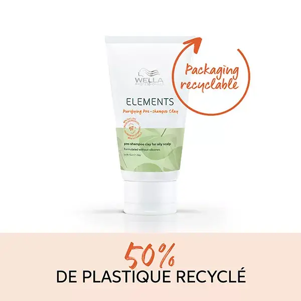 Pré-shampoo Wella Professionals Elements Purifying Clay 70ml