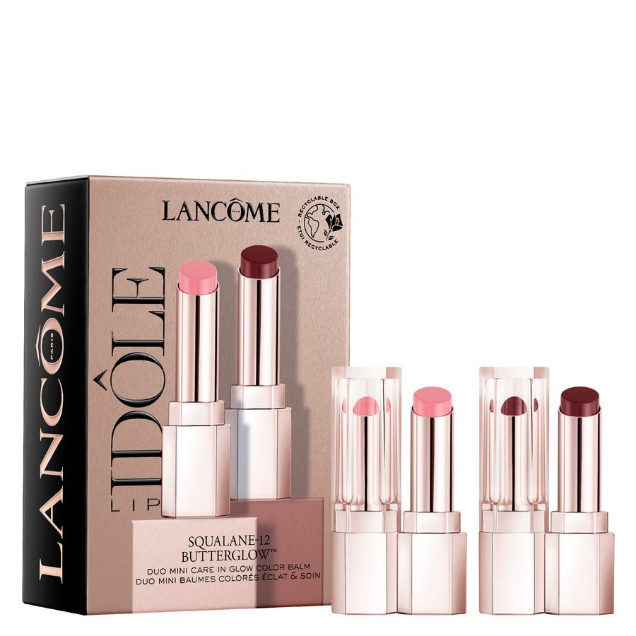 Lancôme Lip Idôle Squalane 12 Butterglow Glowy Color Balm Mini Lip Kit