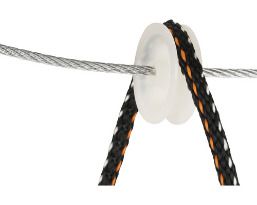 Mamutec polyamide katrol Ø 40 mm voor 6 mm touwen
