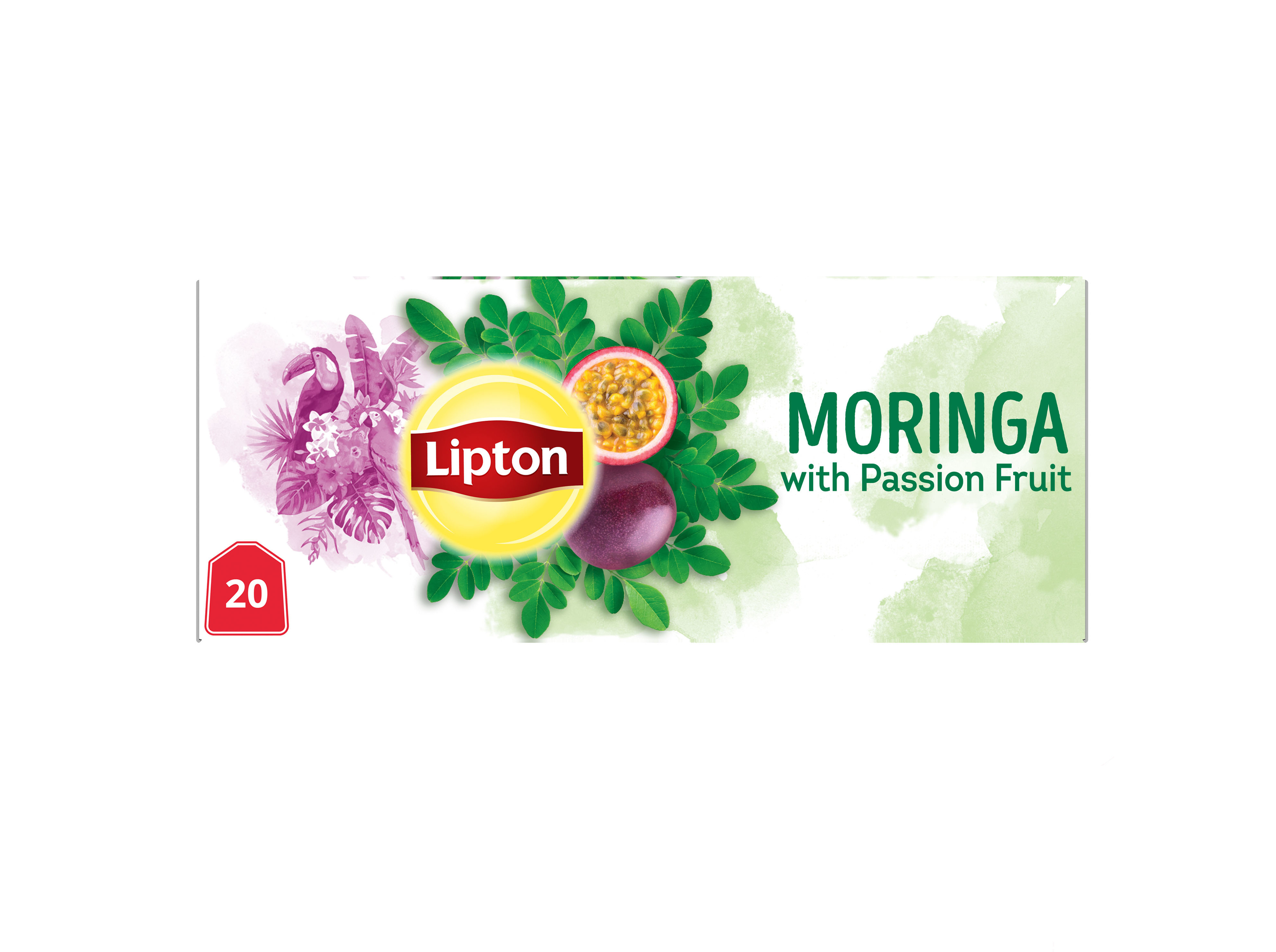 INFUSÃO LIPTON MORINGA E MARACUJÁ 20 SAQ