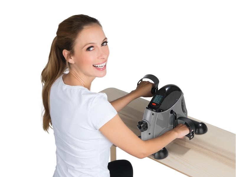 MAXXmee Mini-Trainer 2 in 1 Grau/Schwarz Mini-Trainer für Arme und Beine