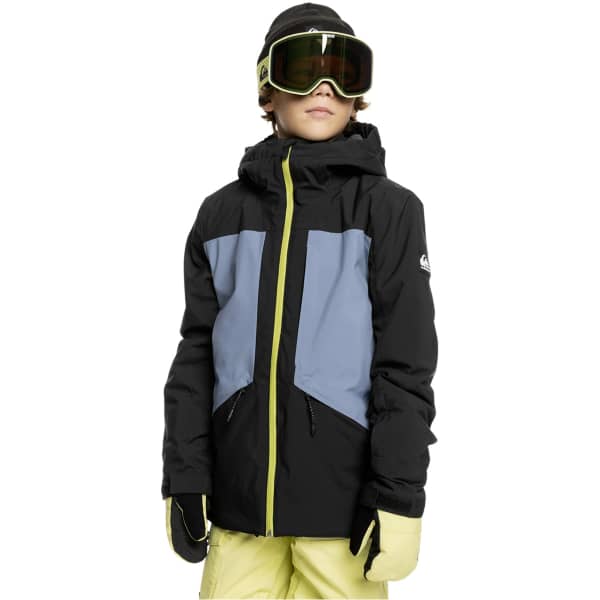 Veste de ski QUIKSILVER AMBITION YTH JK TRUE BLACK