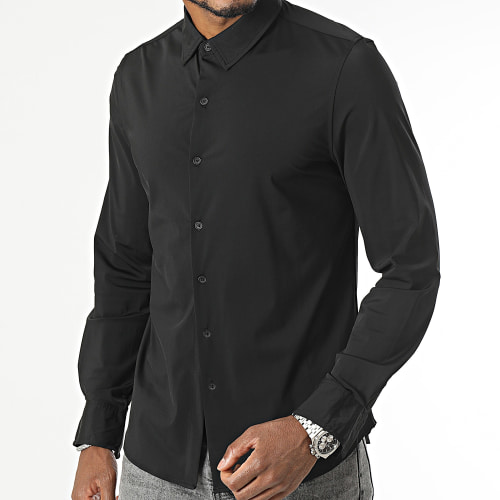 Chemise Manches Longues Noir