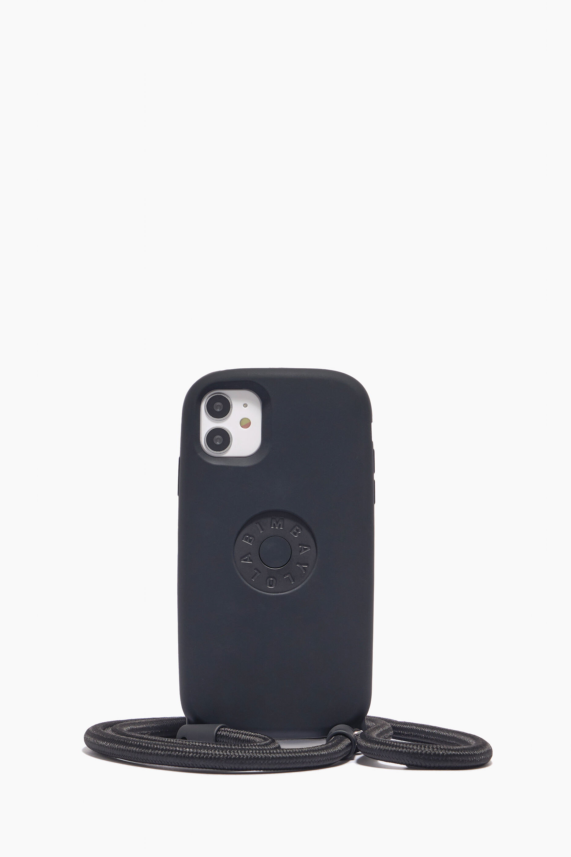 Capa para iPhone 11 com logotipo preto
