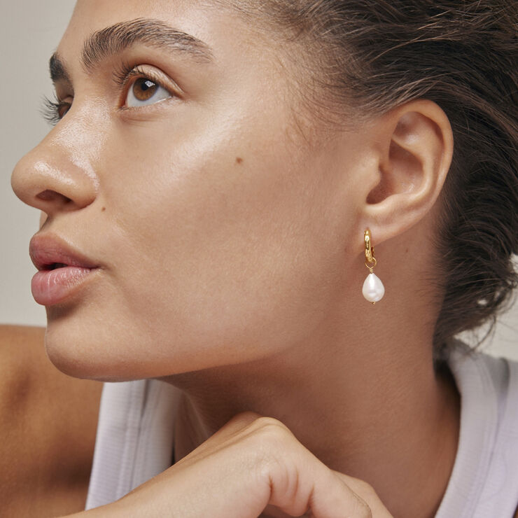 ENAMEL Copenhagen Hoops, Significant Pearl Pearls