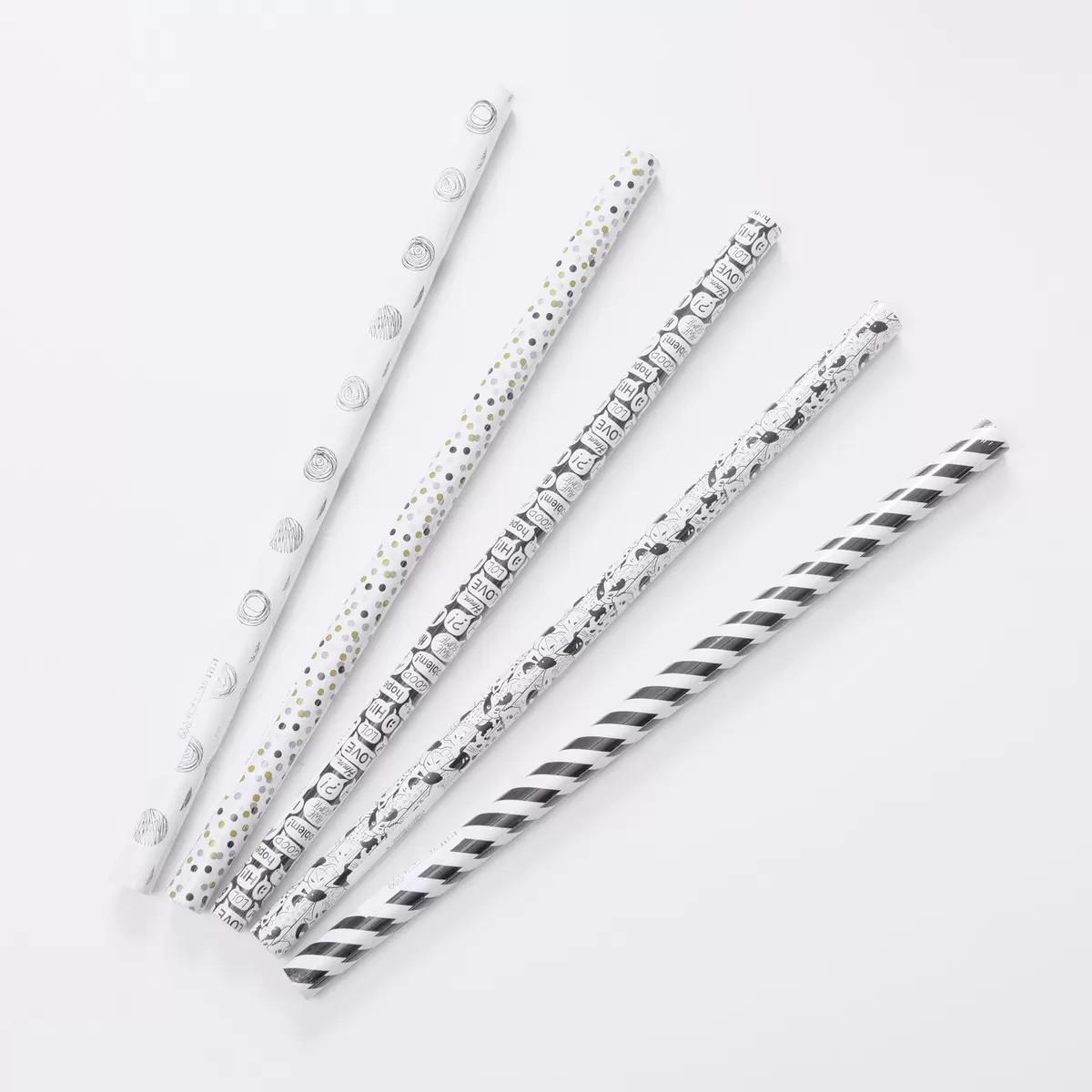 Geschenkpapier Kado schwarz,weiss