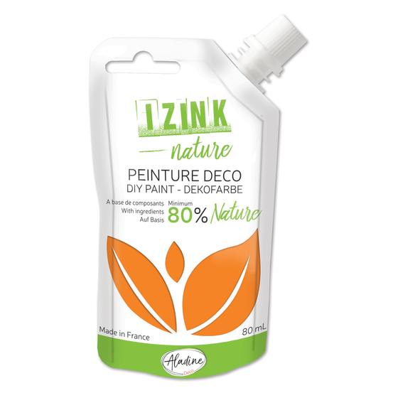 Peinture Acrylique Izink Nature Orange Safran 80ml