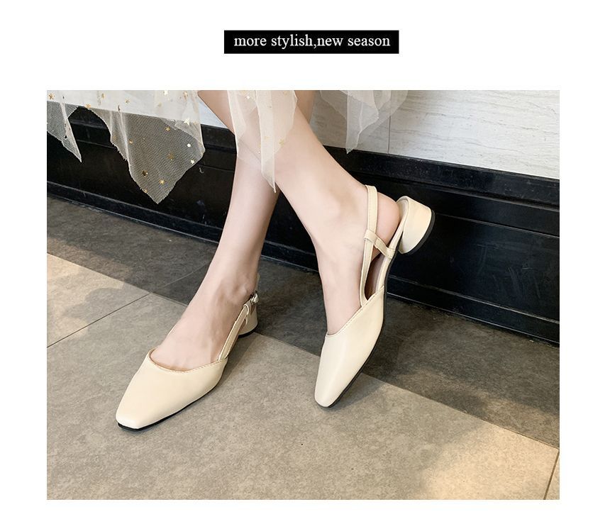 Anjay - Sandalen met dikke hak