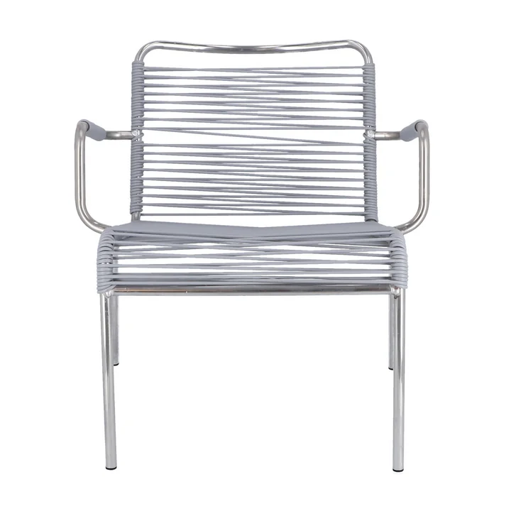 Fiam - Mya Spaghetti Loungesessel, Aluminium / rot