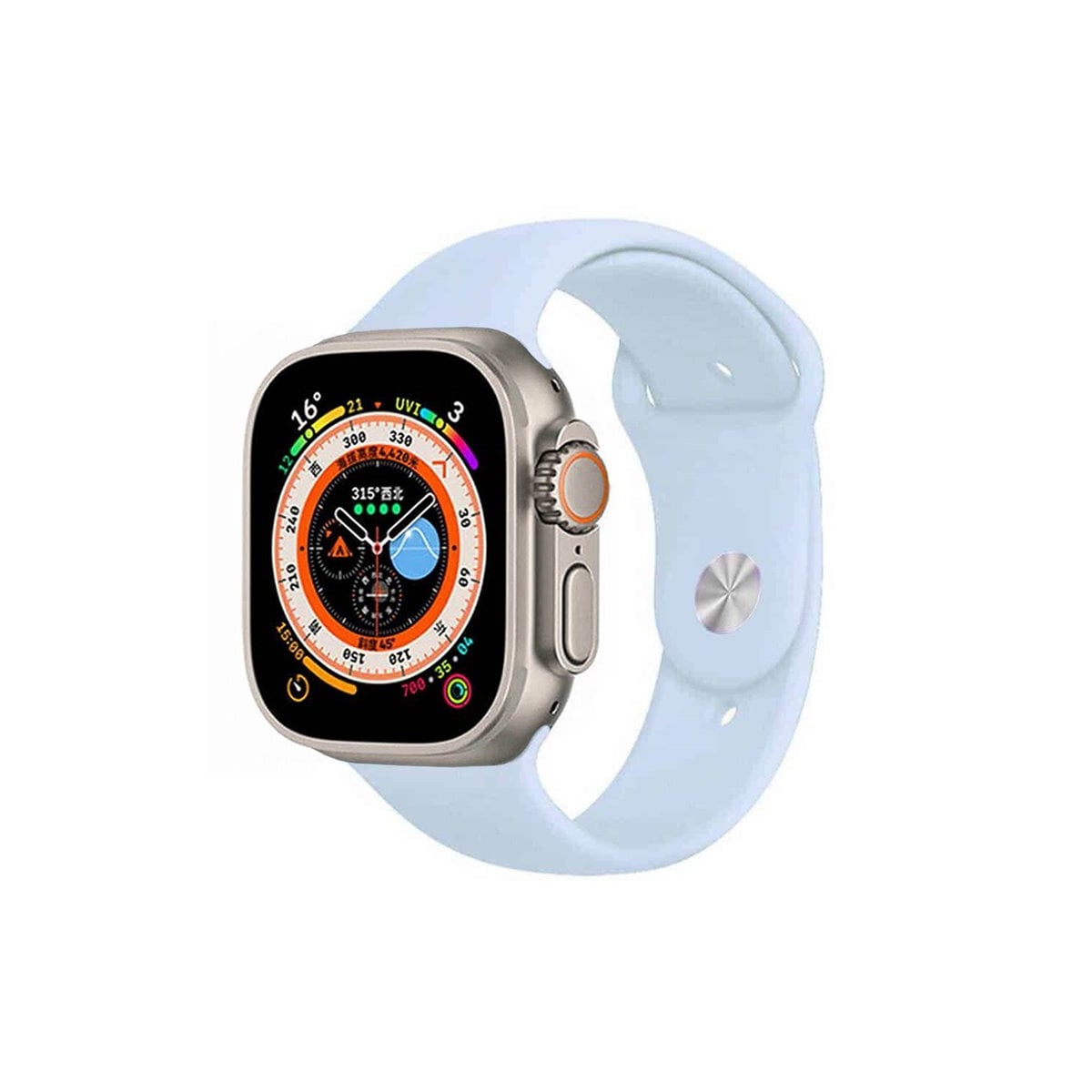 Sport klokkerem Apple Watch Ultra 2 (49mm) - Light Blue