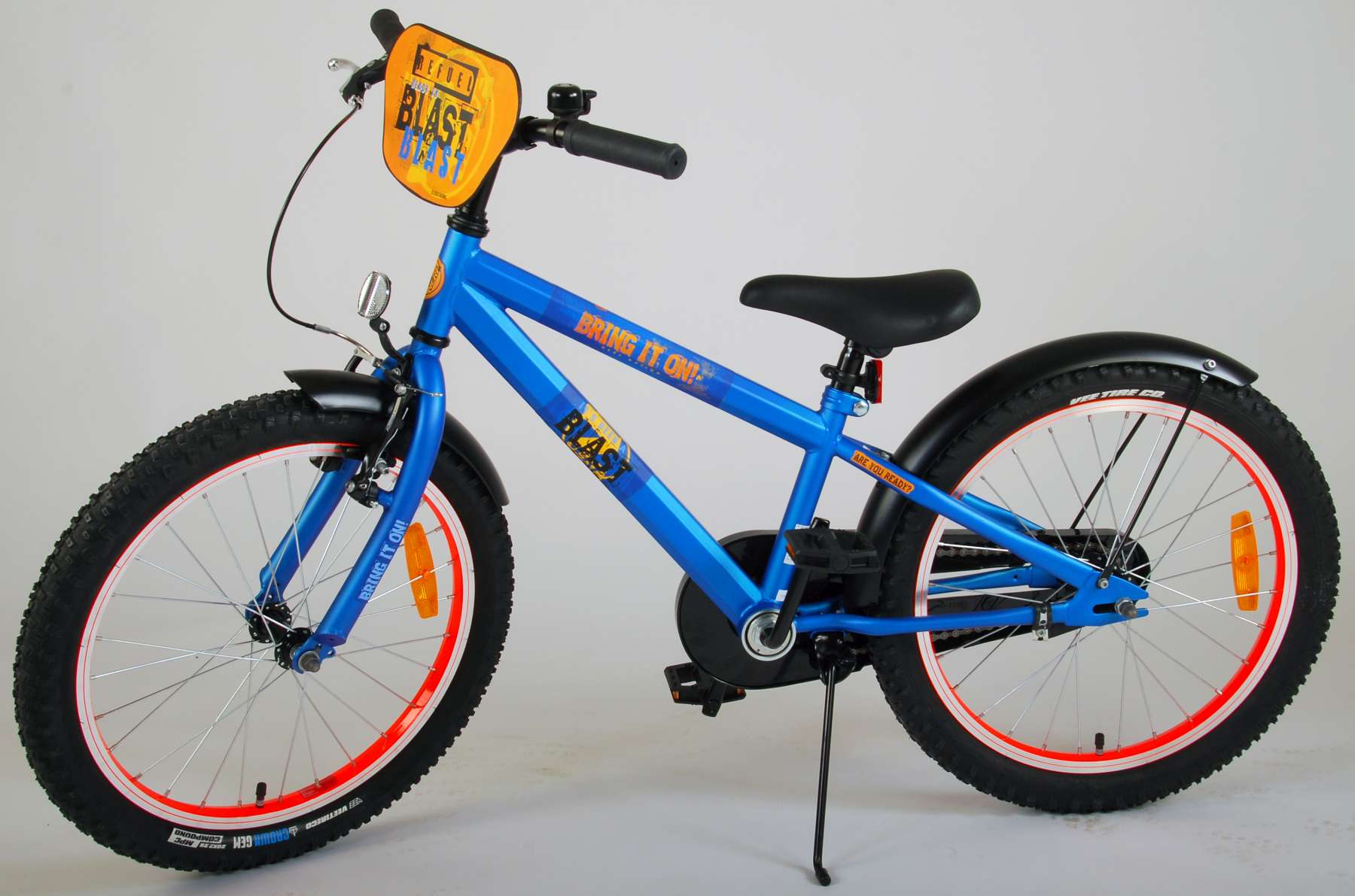 TPFSports NERF Kinderfahrrad - Jungen - 20 Zoll - Rücktritt + Handbremse - Satinblau