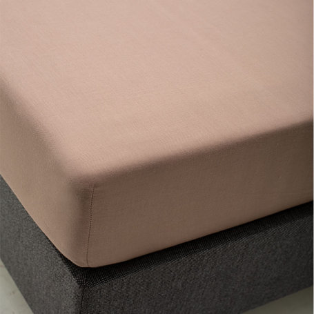 2-PACK: Hoeslaken Katoen - Taupe