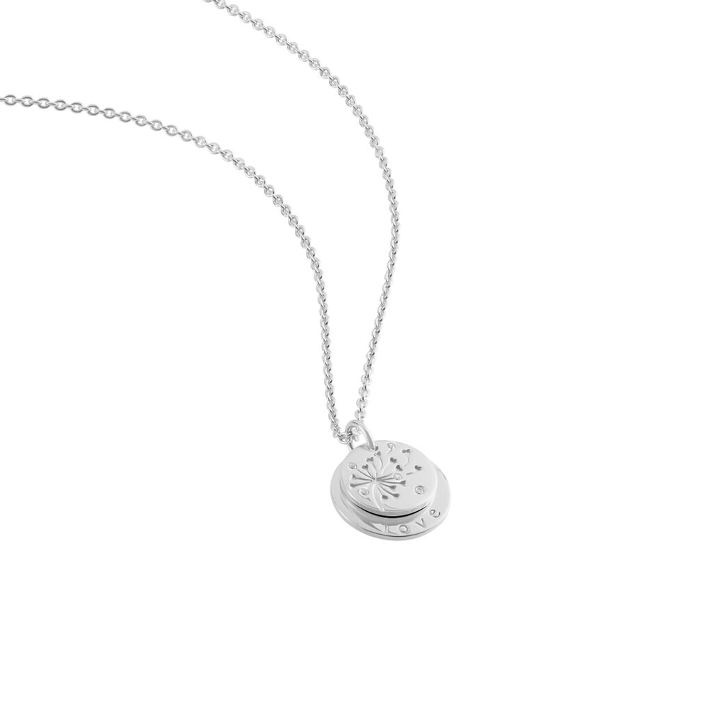 Collier Argent Bapper Oxydes De Zirconium
