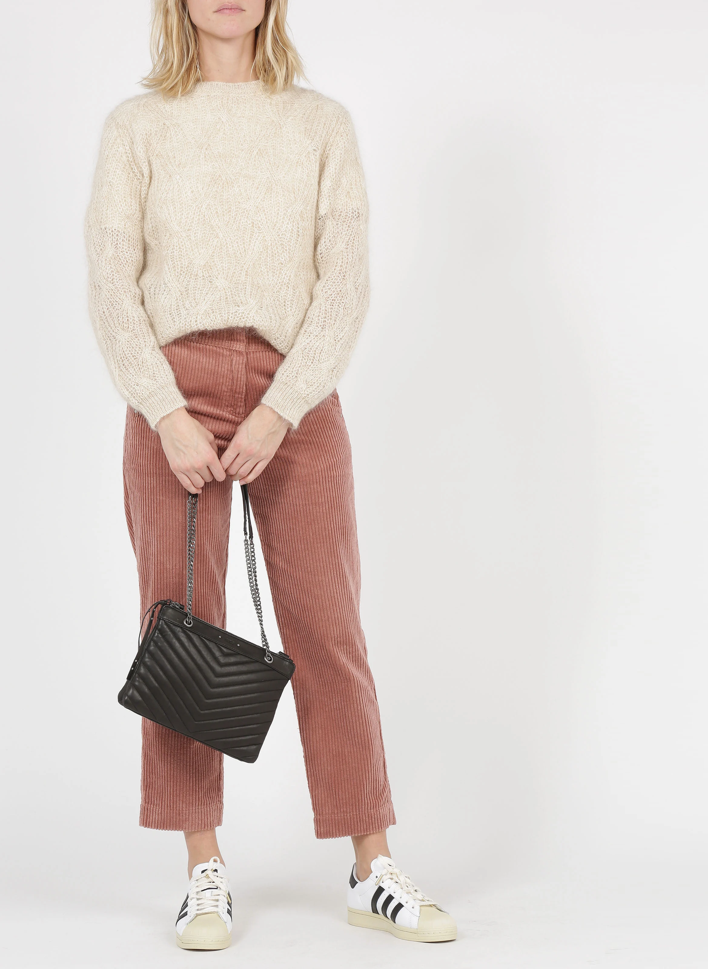 1440 - Sac en cuir matelassé | Noir