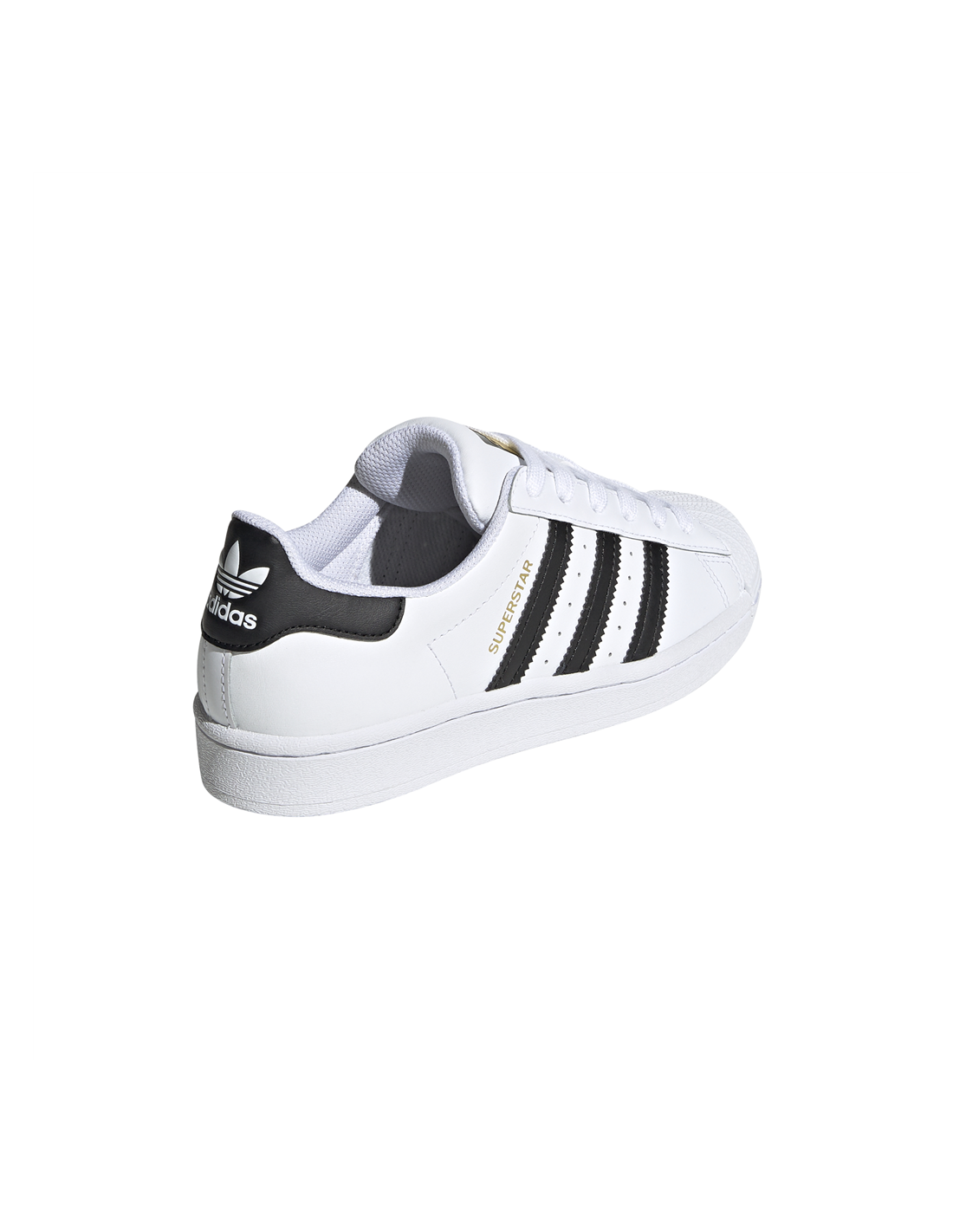 adidas sneakers junior superstar j cuir blanc noir