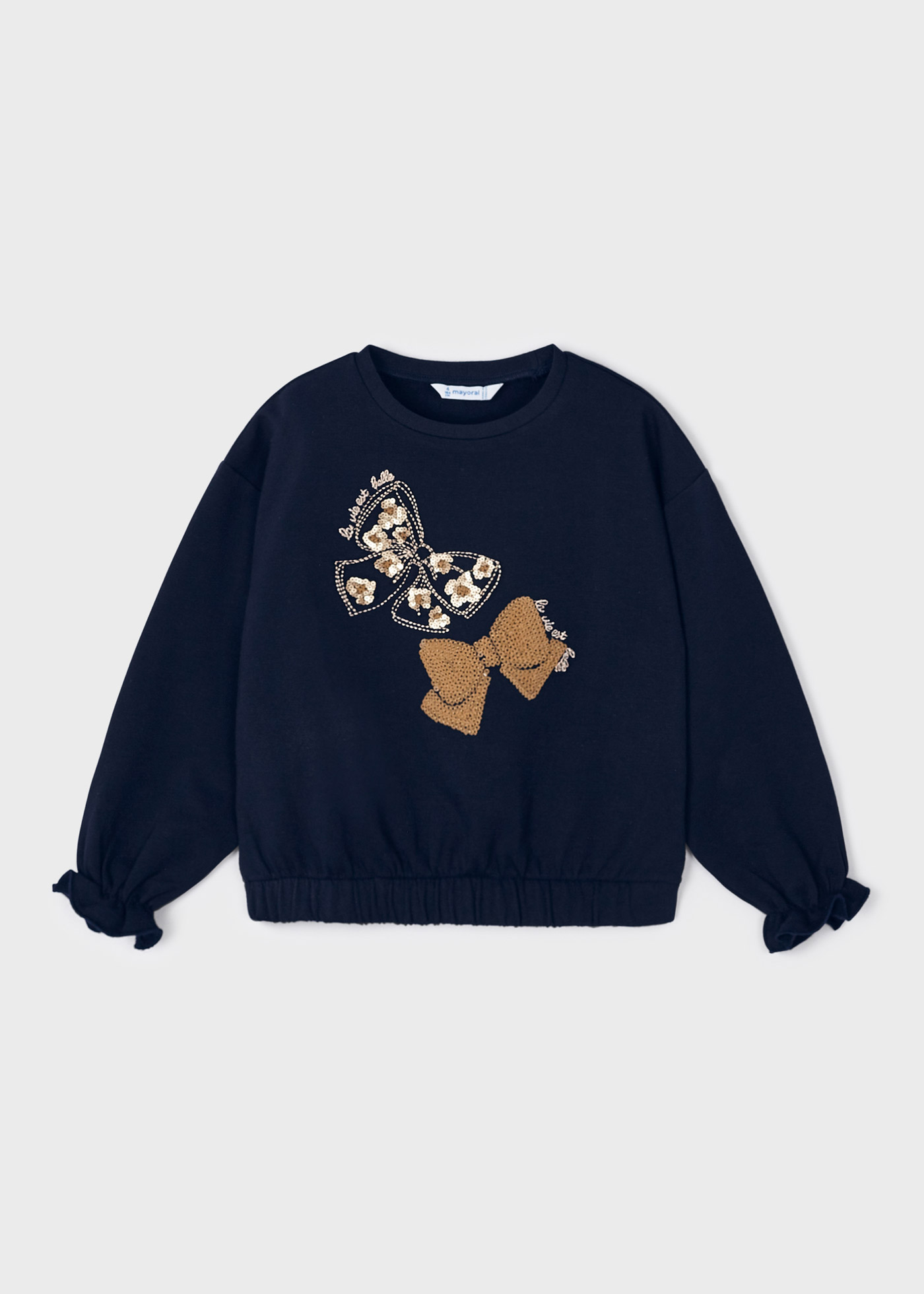 Moletom feminino de algodão estampado