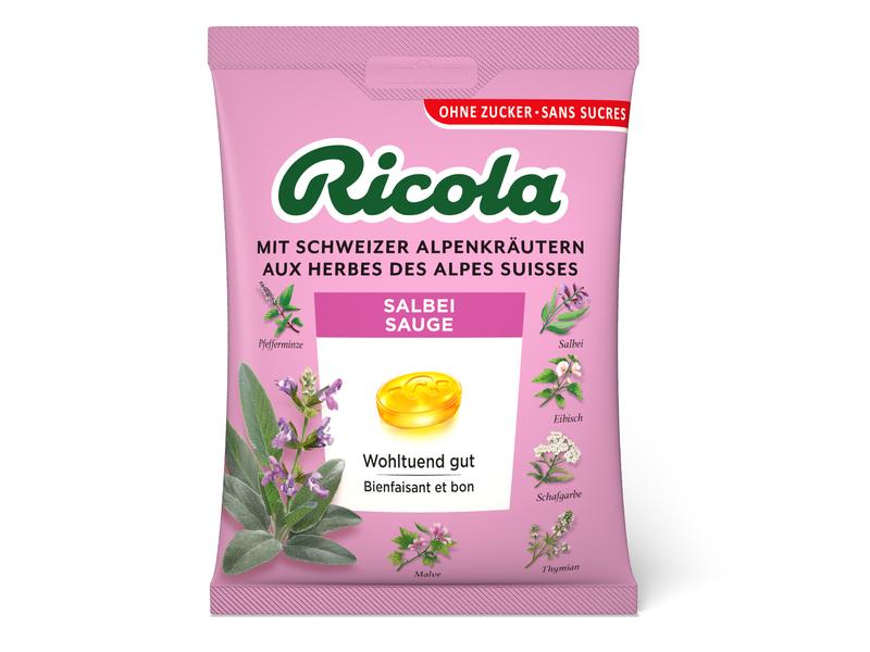 Ricola Bonbons Salbei 125 g Wohltuender Salbei