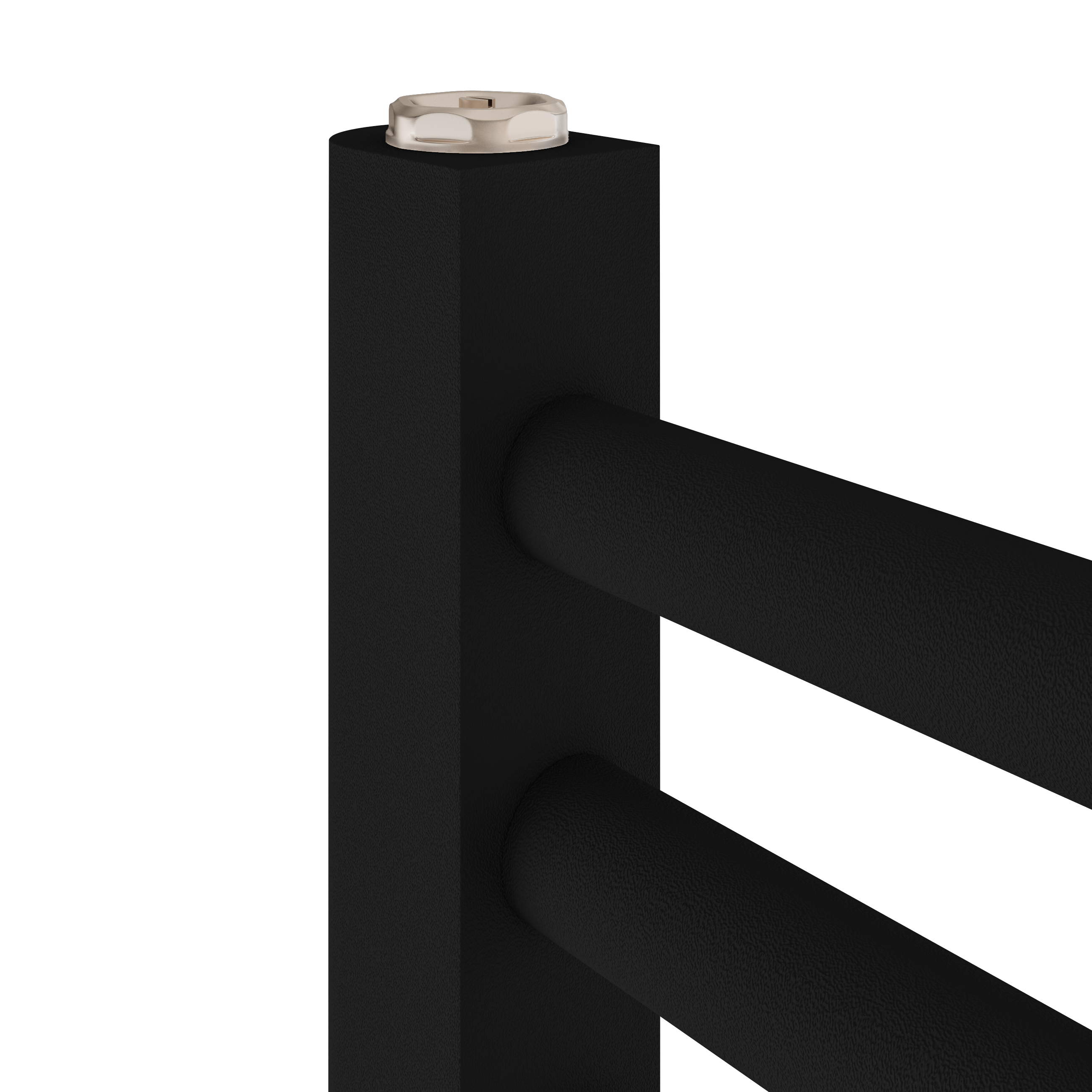 Eastbrook Wingrave verticale verwarming 80x50cm mat zwart 445 watt