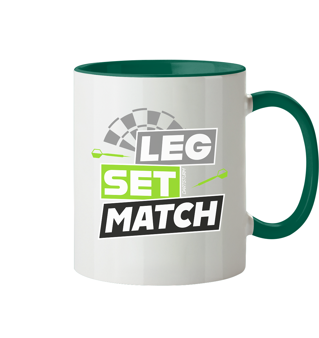 DartSturm - Leg Set Match - Tasse zweifarbig