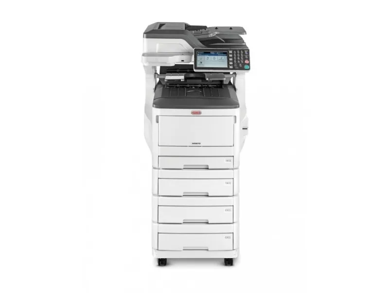 OKI MC853DNV - Multifunktionsprinter - farve - LED - 297 x 431.8 mm (original) - A3 (medie) - op til 23 spm (kopiering) - op til 23 spm (udskriver) - 2005 ark - 33.6 Kbps - USB 2.0, Gigabit LAN, USB vært