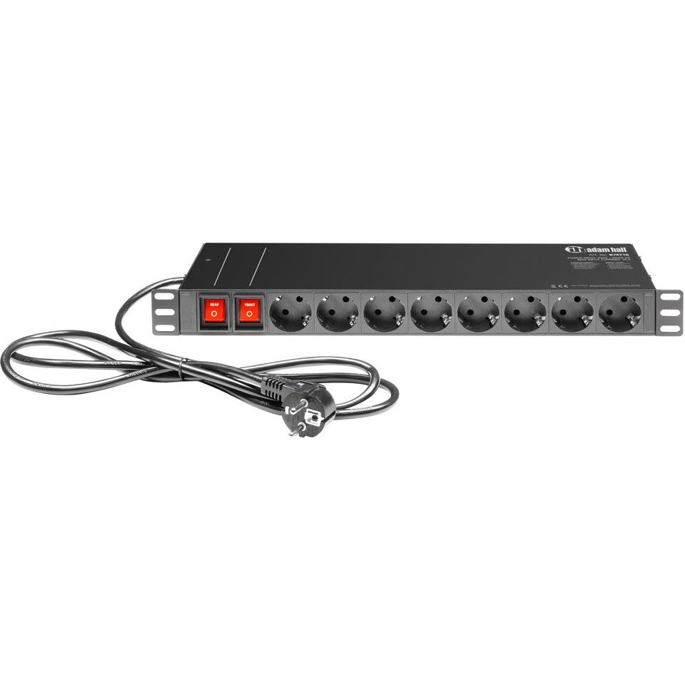 Adam Hall 874716 19 inch stroomverdeler 16-voudig