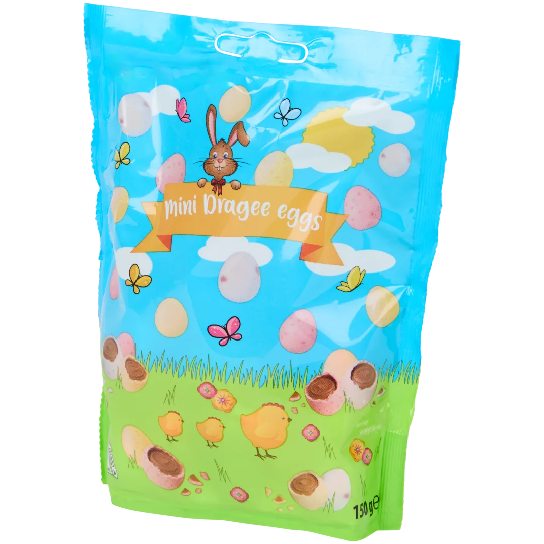 Mini dragee paaseitjes 150 gram
