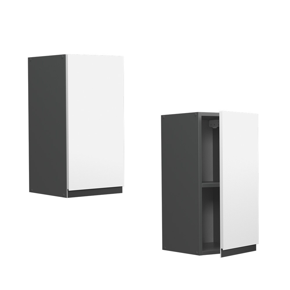 Vicco Hängeschrank Küchenschrank Küchenmöbel R-Line J-Shape Anthrazit Weiß 30 cm modern
