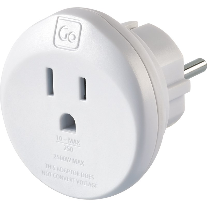 Go Travel<br>Adaptor USA-EU Adaptor