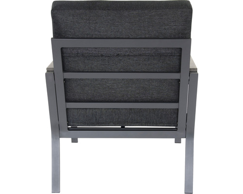 Loungeset tuinmeubelset 9-zits bestaande uit: driezitsbank, driezitsbank, tafel, bank, fauteuil, incl. kussens aluminium