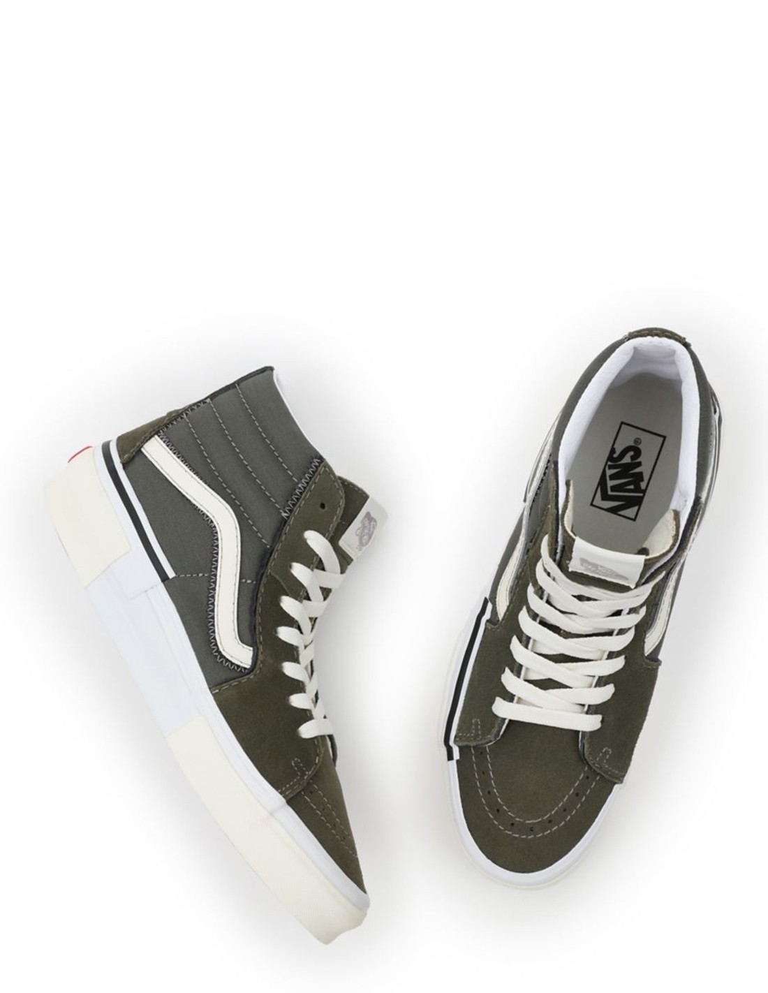 vans Sneakers compensées homme ua sk8-hi reconstruct dkgr  kaki