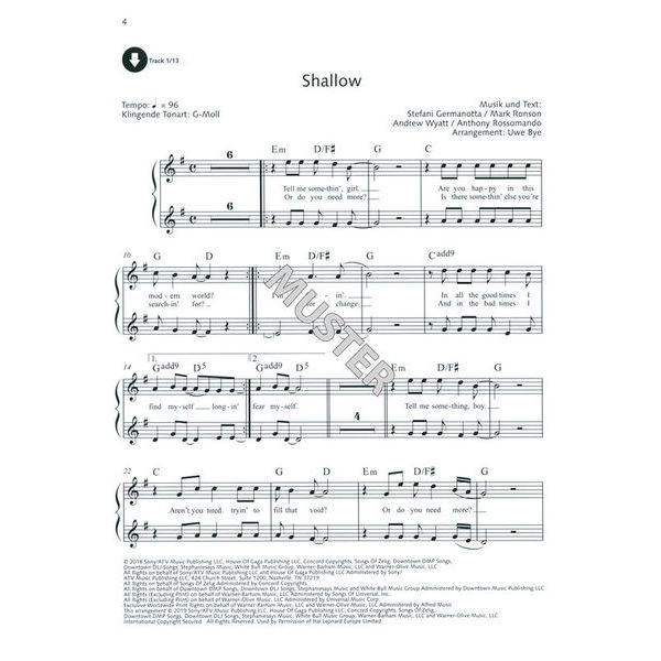 Schott Pop For Alto Saxophone 3
