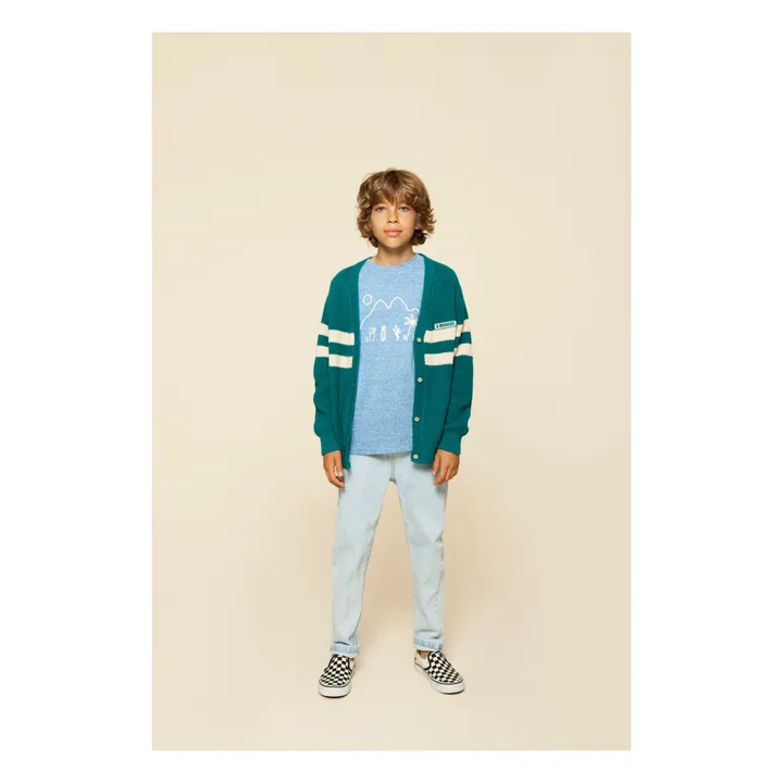 A Monday in Copenhagen Cardigan Dandy | Bleu canard