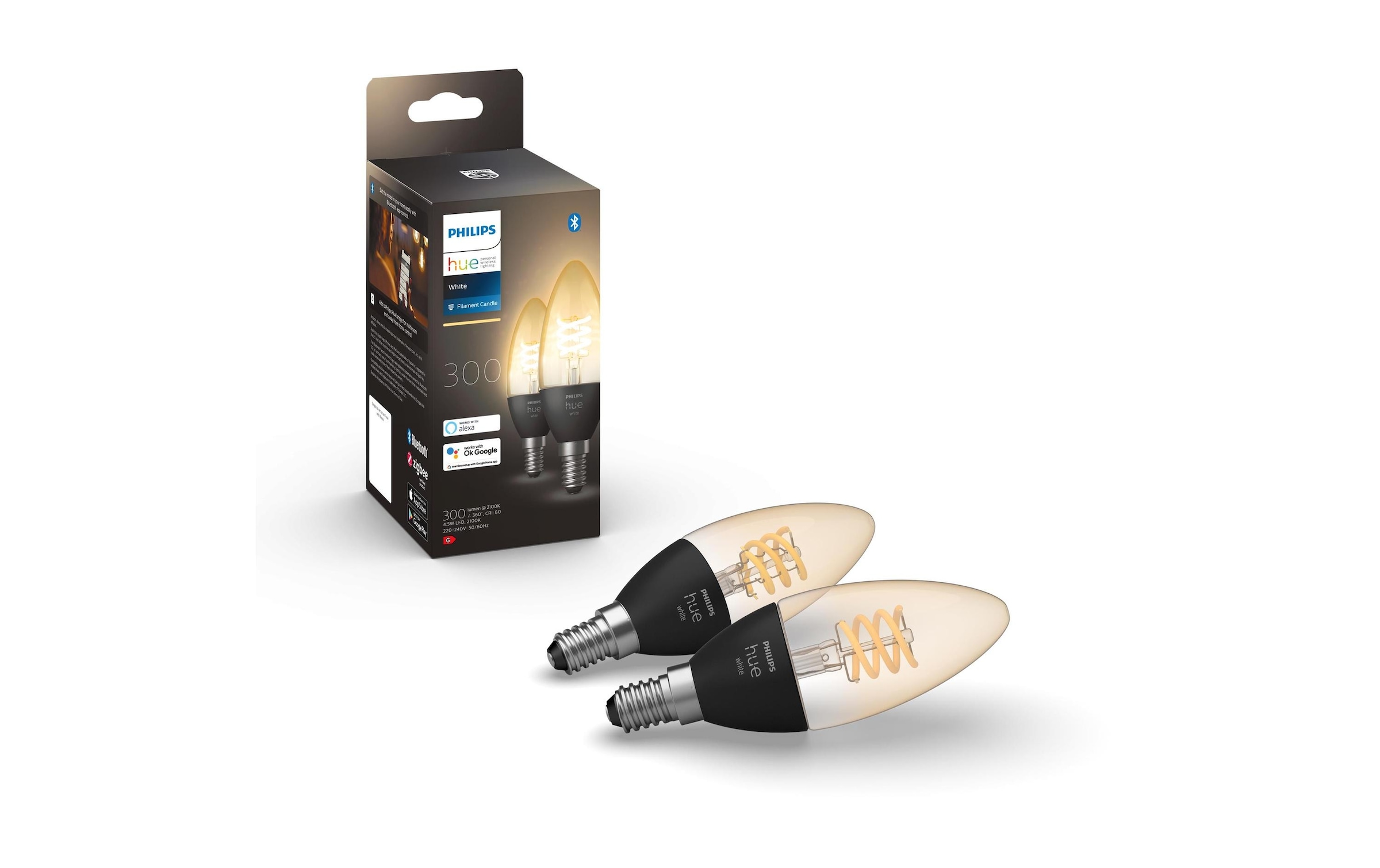 Philips Hue Spezialleuchtmittel »White, 44685« E14 Warmweiss
