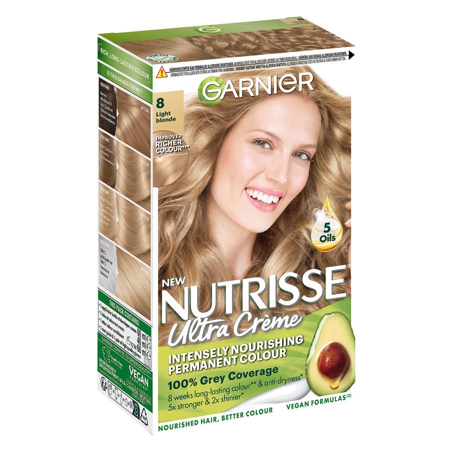 Garnier Nutrisse Cream Medium Blond 8