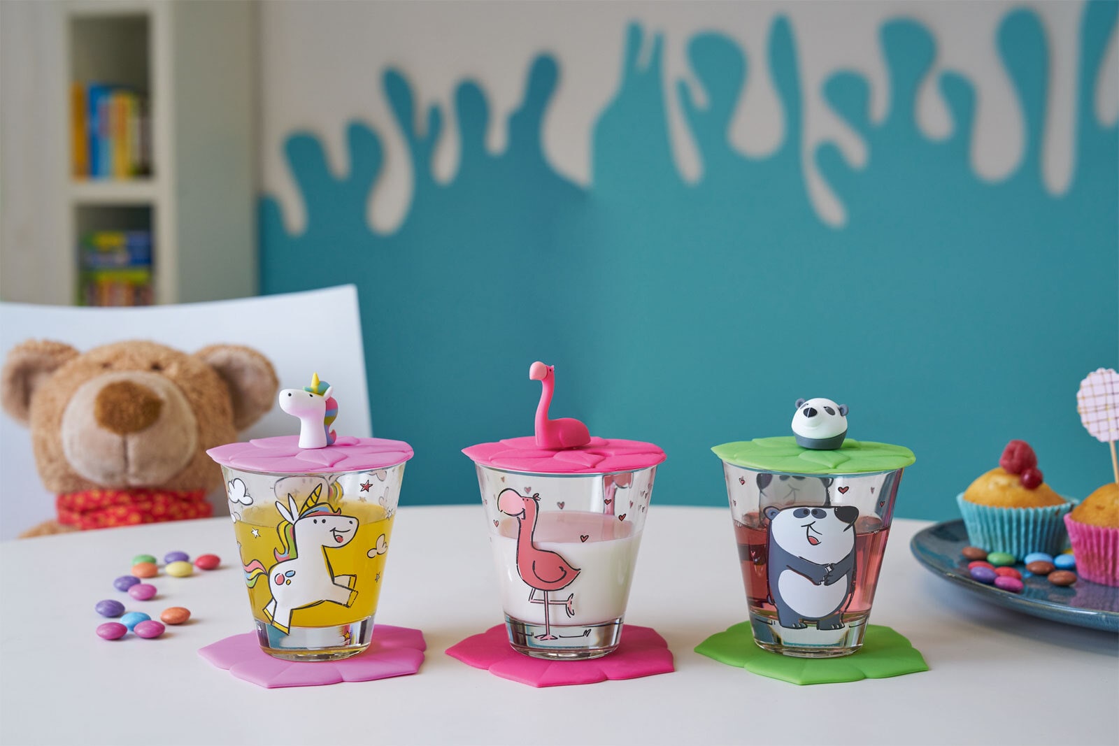 LEONARDO Kinder Trinkset BAMBINI PANDA 3-teilig