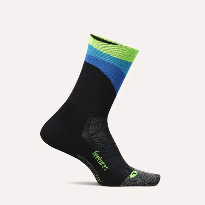 Feetures Unisex Strømper Elite Ultra Light Mini Crew Sort