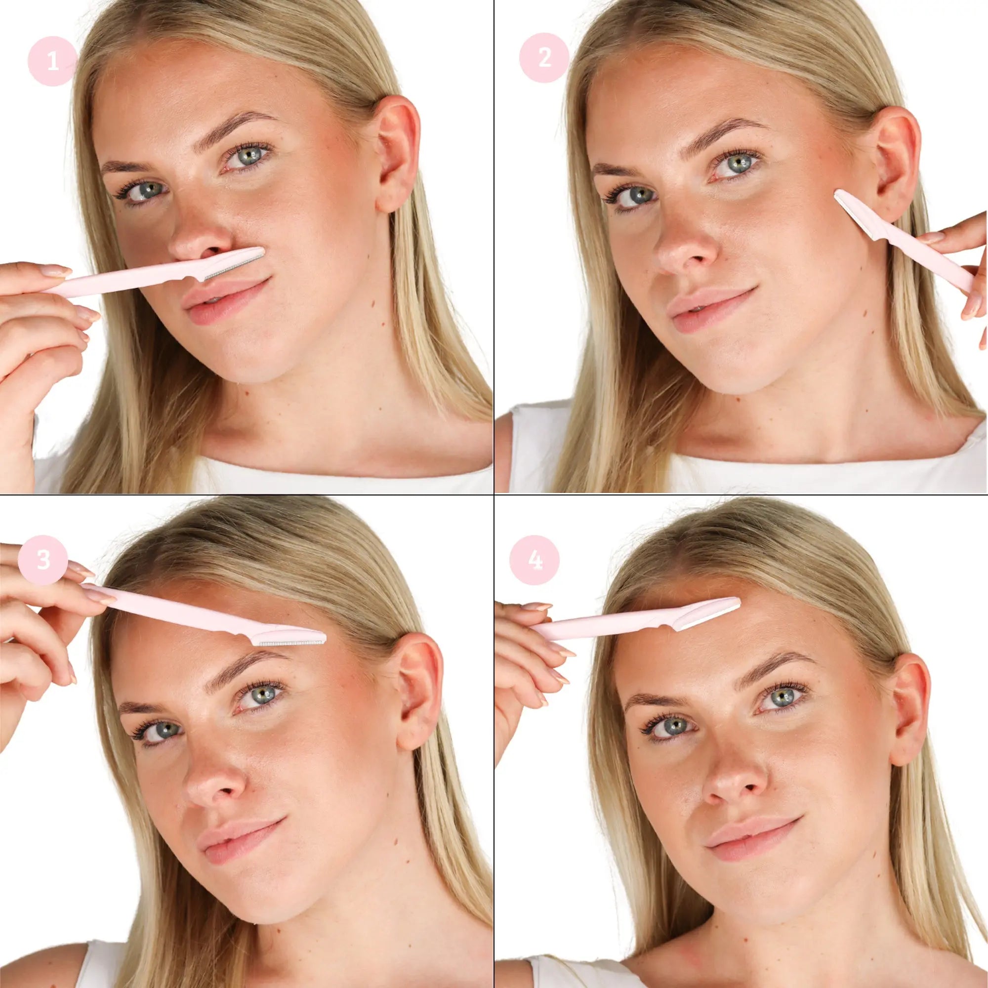 Dermaplaner 5 Pack Soft Pink