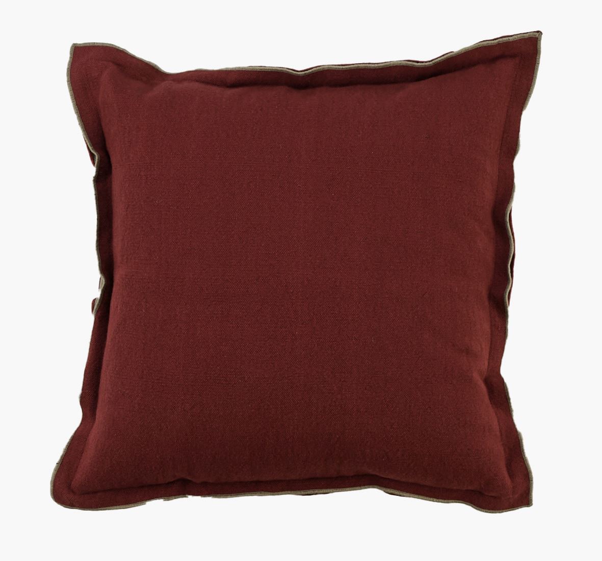 Pynteputetrekk mørk rød - 50x50 cm