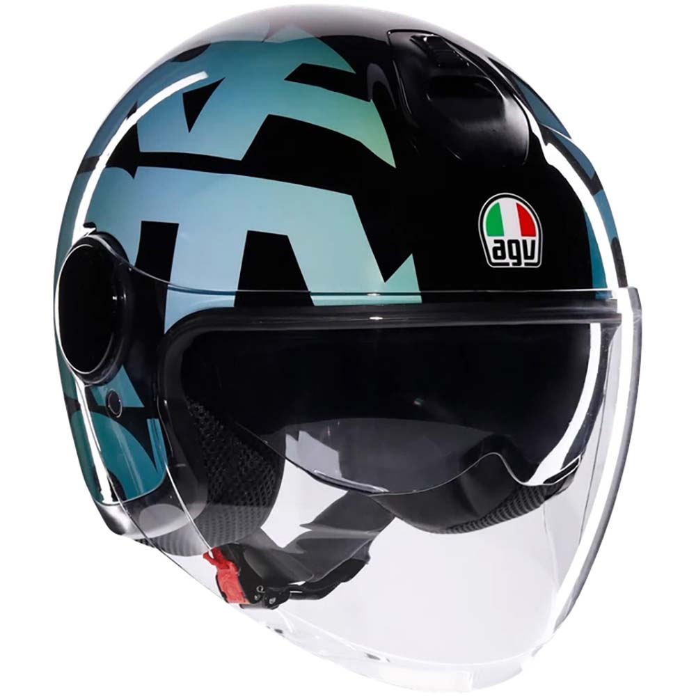 AGV - Casque Eteres Lido 46 Noir / Bleu