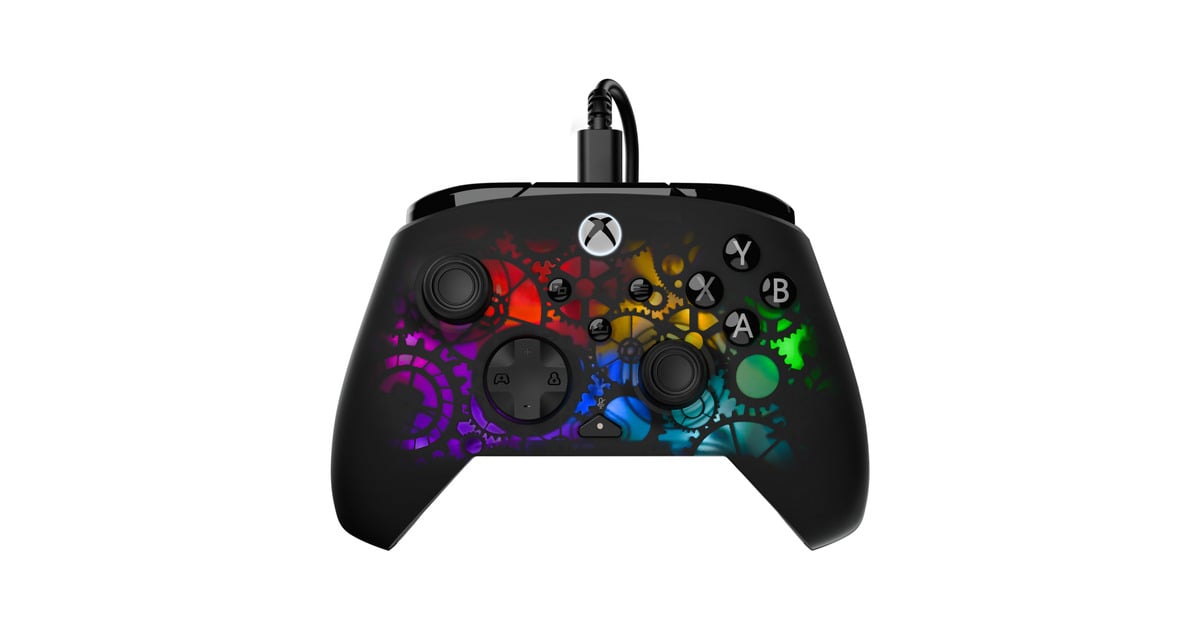 Turtle BeachAfterglow Ignite bekabelde RGB-gamingcontroller - Time Machine  (Zwart, Xbox Series X|S, Xbox One, Pc)